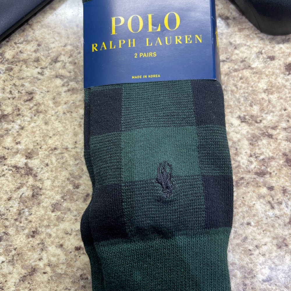 Brand new with tag polo socks Price is for pack of 2 total 4 pairs of socks - Picture 6 of 8